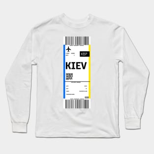 Boarding pass for Kyiv Long Sleeve T-Shirt